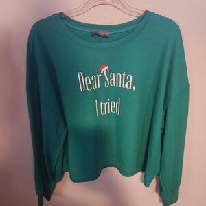 Primark Green Crop Top - Dear Santa, I Tried